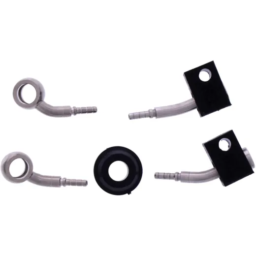 Bremsschlauch Stahlflex Kit Anschluss silber 2 - teilig passend für: Kawasaki Z