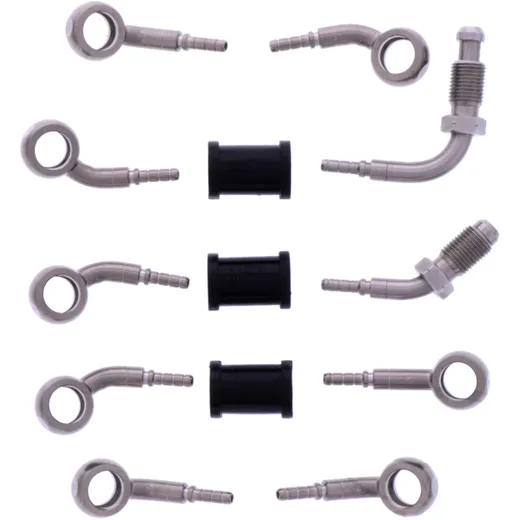 Bremsschlauch Stahlflex Kit für Motorräder 5-teilig