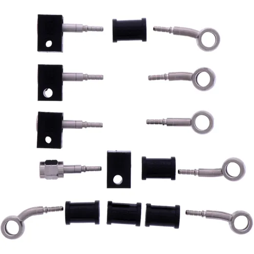 BRAIDED STEEL BRAKE HOSE KIT 6165