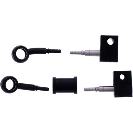 Bremsschlauch Stahlflex Kit 2-teilig schwarz 7576196
