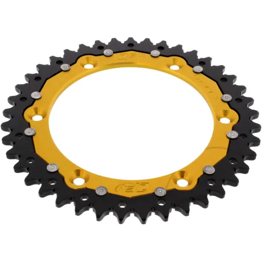 Kettenrad Dual 41Z Teilung 520 gold ZF Innendurchmesser 136 Lochkreis 156 passend für: Husqvarna TE, WR, SM, CR