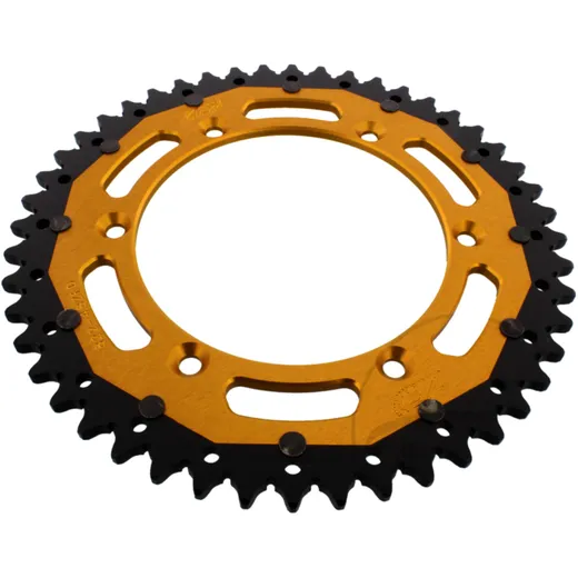 Kettenrad Dual 48Z Teilung 520 gold ZF Alternative: 7582525 passend für: Husqvarna TE, WR, SM, CR