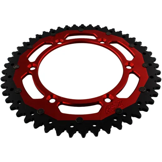Kettenrad Dual 49Z Teilung 520 rot ZF Innendurchmesser 136 Lochkreis 156 passend für: Husqvarna TE, WR, SM, CR