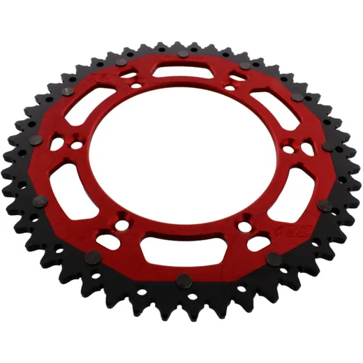 Kettenrad Dual 50Z Teilung 520 rot ZF Innendurchmesser 136 Lochkreis 156 passend für: Husqvarna TE, WR, SM, CR