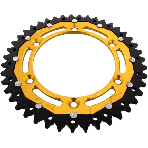 Kettenrad Dual 43Z Teilung 520 gold ZF für Motorräder