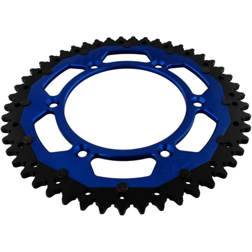 Kettenrad Dual 49Z Teilung 520 blau ZF Innendurchmesser 125 Lochkreis 150 passend für: Husqvarna FE, FC, TE