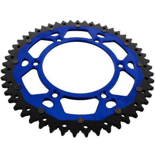 Kettenrad Dual 51Z Teilung 520 blau ZF Innendurchmesser 125 Lochkreis 150 passend für: Husqvarna FE, FC, TE