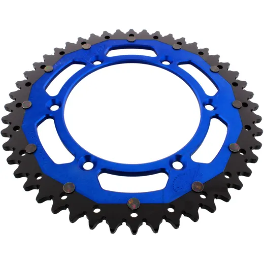 Kettenrad Dual 48Z Teilung 520 blau ZF Innendurchmesser 130 Lochkreis 150 passend für: Fantic XEF, XX, XXF