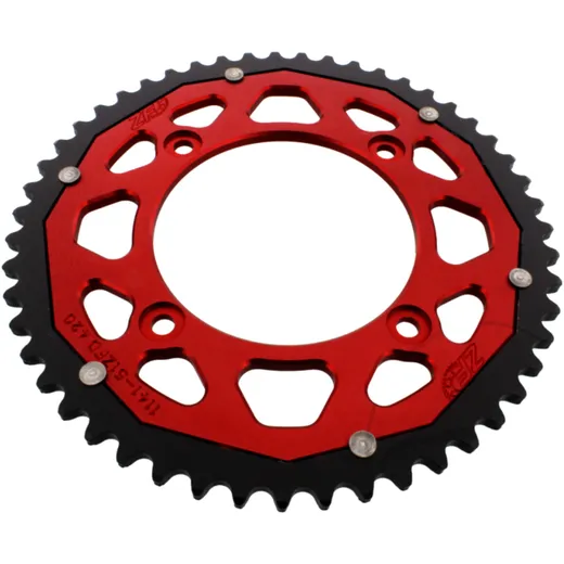 Kettenrad Dual 51Z Teilung 420 rot ZF Innendurchmesser 100 Lochkreis 120 passend für: Beta RR, REV