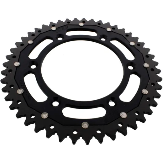 Kettenrad Dual 47Z Teilung 520 schwarz ZF Innendurchmesser 125 Lochkreis 150 passend für: Husqvarna FE, FC, TE