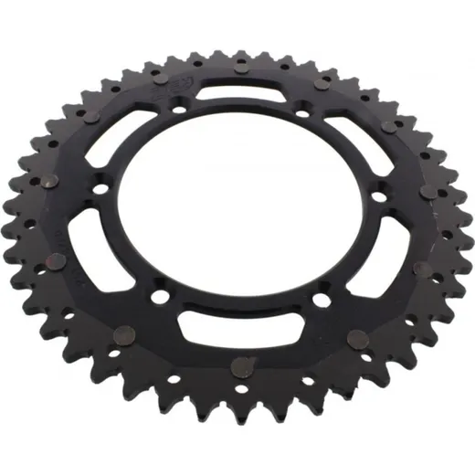 sprocket Dual 48Z Pitch 520 black ZFD25148BLK