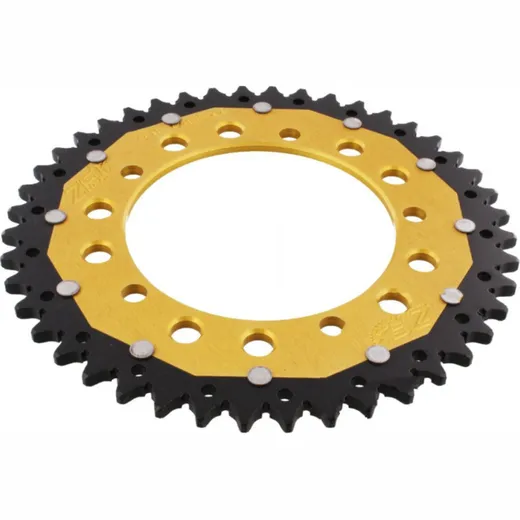 Rear sprocket dua 44 tooth pitch 520 gold ZFD179344GLD