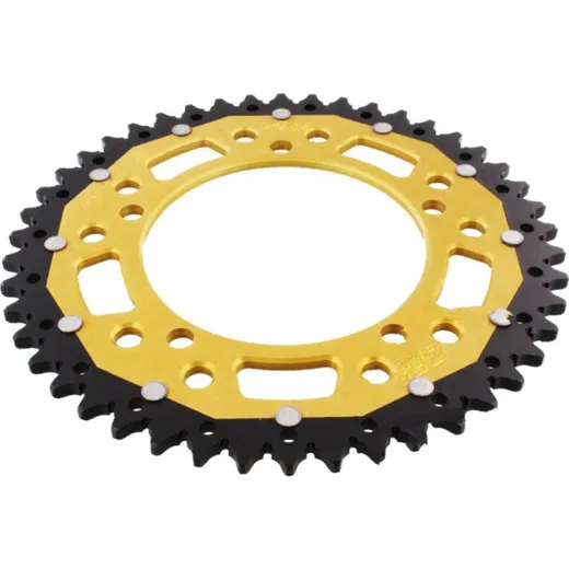 Rear sprocket dua 46 tooth pitch 520 gold ZFD179346GLD
