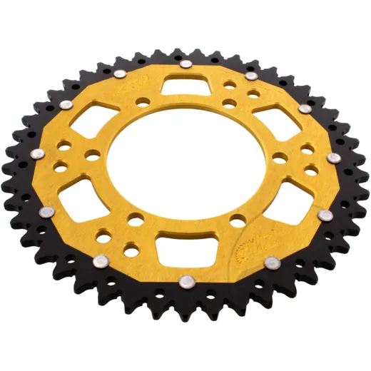 Kettenrad Dual 47Z Teilung 520 gold ZF Innendurchmesser 106 Lochkreis 125 passend für: Triumph Bonneville, Daytona, Street Scrambler