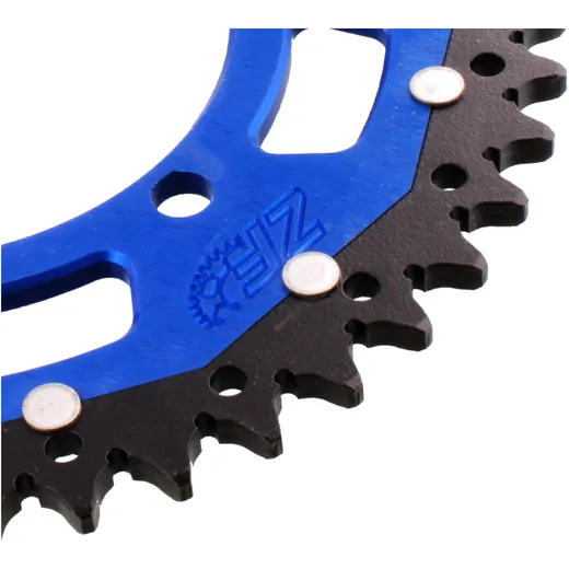 Kettenrad Dual 45Z Teilung 520 blau ZF Innendurchmesser 110 Loc