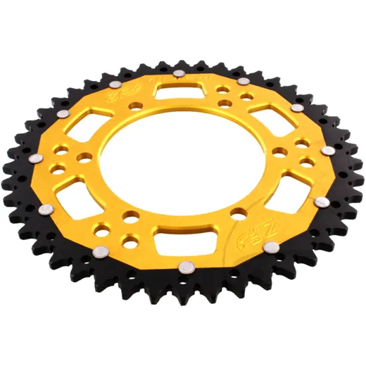 Kettenrad Dual 46Z Teilung 520 gold ZF Innendurchmesser 110 Lochkreis 130 passend für: Kawasaki Ninja, GPZ, Z