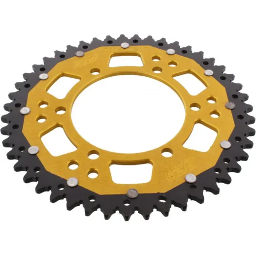 Rear sprocket dual 47 tooth pitch 520 gold ZFD48647GLD