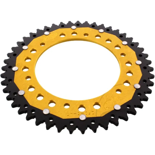 Kettenrad Dual 47Z Teilung 520 gold ZF Innendurchmesser 136 Lochkreis 160 passend für: BMW F 650, G
