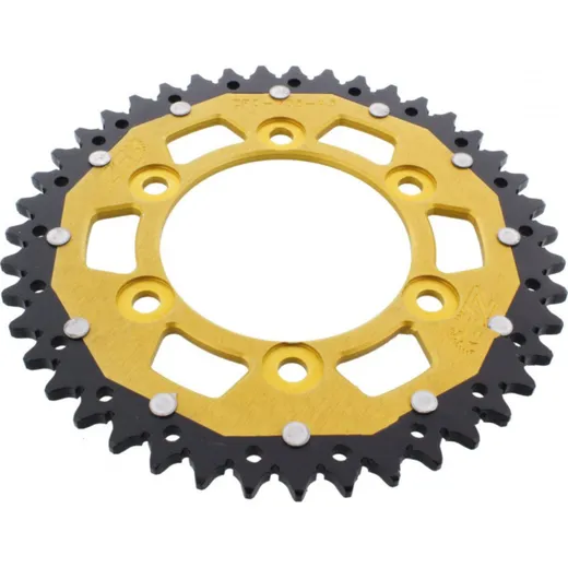 Rear sprocket dua 43 tooth pitch 520 gold