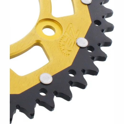 Rear sprocket dua 43 tooth pitch 520 gold_1