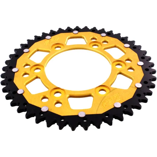 Kettenrad Dual 45Z Teilung 520 gold ZF Innendurchmesser 100 Lochkreis 124 passend für: Ducati Monster, Supersport, S