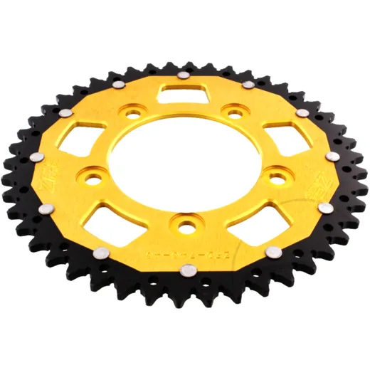 Kettenrad Dual 46Z Teilung 520 gold ZF Innendurchmesser 100 Lochkreis 124 passend für: Ducati Scrambler, Monster, Panigale