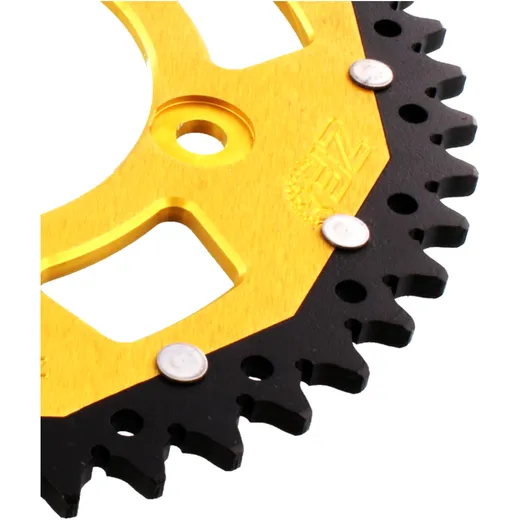 Kettenrad Dual 46Z Teilung 520 gold ZF Innendurchmesser 100 Loc