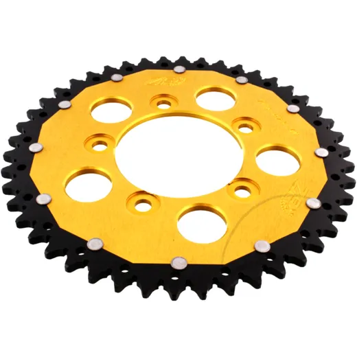 ZF Dual Kettenrad 46Z 520 gold für sportliche Motorräder