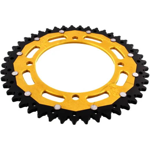 Kettenrad Dual 45Z Teilung 520 gold ZF Innendurchmesser 125 Lochkreis 145 passend für: MZ/MUZ Baghira