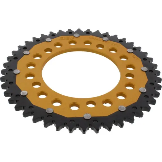Rear sprocket dual 44 tooth pitch 525 gold ZFD130444GLD