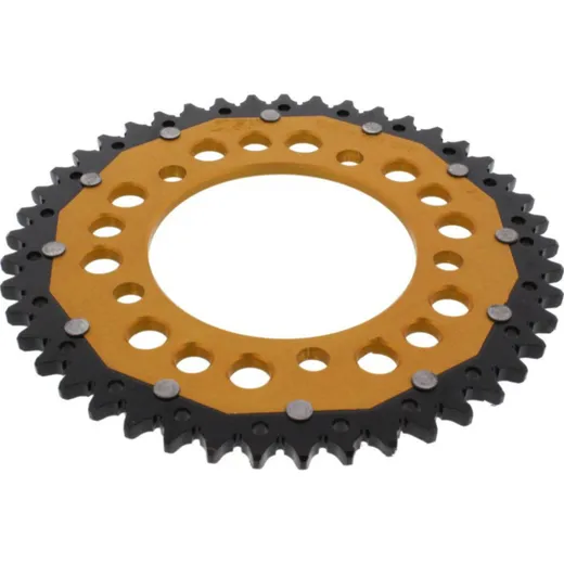 Rear sprocket dual 45 tooth pitch 525 gold ZFD130445GLD