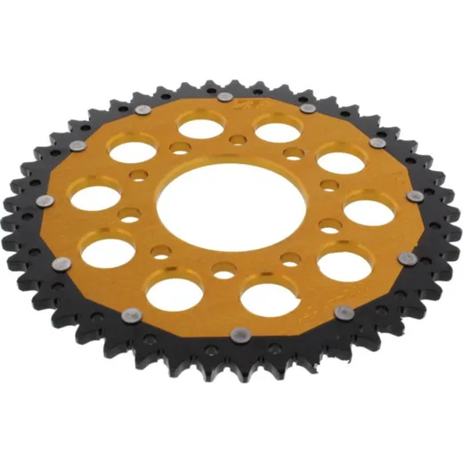 Rear sprocket dual 47 tooth pitch 525 gold ZFD133247GLD