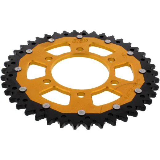 Kettenrad Dual 42Z Teilung 525 gold ZF Innendurchmesser 080 Lochkreis 104 passend für: Kawasaki Z, ZX - 10R, KLZ