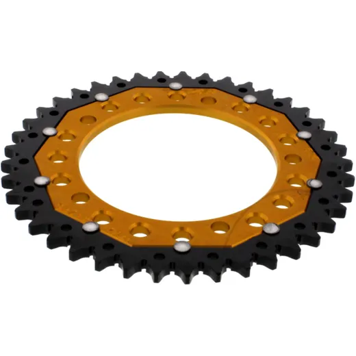 Kettenrad Dual 41Z Teilung 525 gold ZF Innendurchmesser 120 Lochkreis 140 passend für: Triumph Bonneville, Thruxton, Scrambler