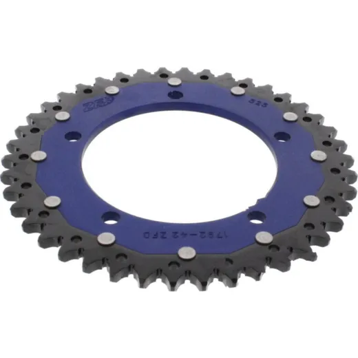 Rear sprocket dual 42 tooth pitch 525 blue