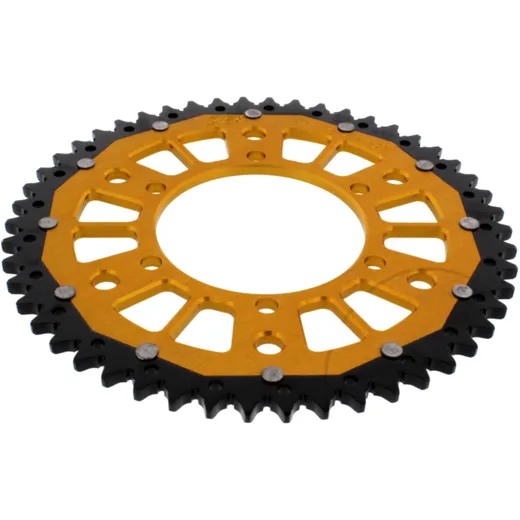 Kettenrad Dual 50Z Teilung 525 gold ZF Innendurchmesser 106 Lochkreis 125 passend für: Triumph Tiger, Street Triple, Bonneville