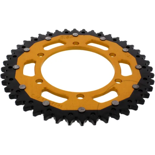 Kettenrad Dual 44 Zähne 525 Teilung gold für ZF