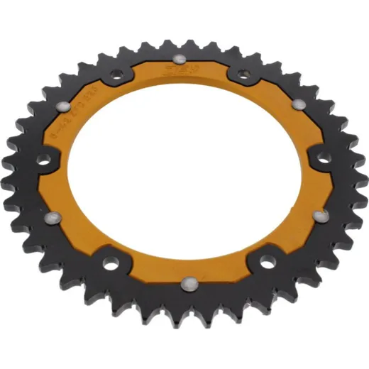 Rear sprocket dual 42 tooth pitch 525 gold ZFD642GLD