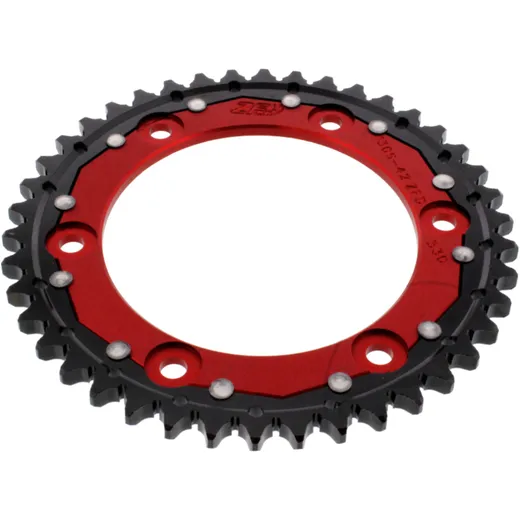 Kettenrad Dual 42Z Teilung 530 rot ZF Innendurchmesser 134 Lochkreis 160 passend für: Honda CBR, VTR