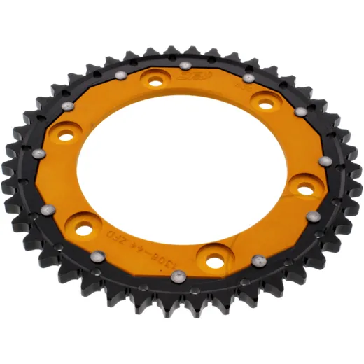 Kettenrad Dual 44Z Teilung 530 gold ZF Innendurchmesser 134 Lochkreis 160 passend für: Honda CBR, VTR