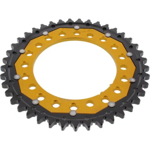 Rear sprocket dual 41 tooth pitch 530 gold ZFD180041GLD