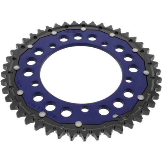 Rear sprocket dual 45 tooth pitch 530 blue