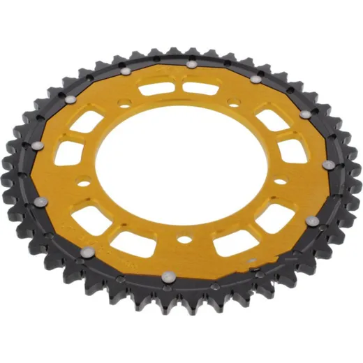 Rear sprocket dual 48 tooth pitch 530 gold ZFD180048GLD