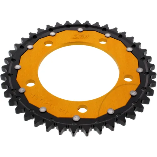 Kettenrad Dual 41Z Teilung 530 gold ZF Innendurchmesser 112 Lochkreis 138 passend für: Honda CB, CBR, CBF
