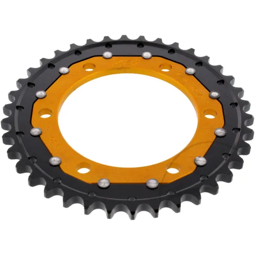 Rear sprocket dual 38 tooth pitch 530 gold