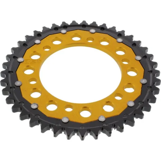 Rear sprocket dual 41 tooth pitch 530 gold ZFD47941GLD