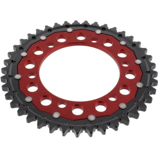 Rear sprocket dual 41 tooth pitch 530 red