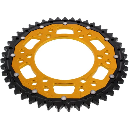 Kettenrad Dual 45Z Teilung 530 gold ZF Innendurchmesser 110 Lochkreis 130 passend für: MZ/MUZ 1000