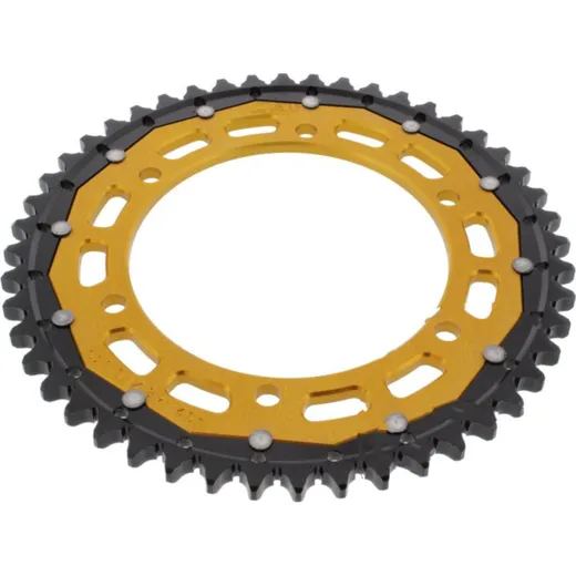 Rear sprocket dual 48 tooth pitch 530 gold ZFD50248GLD
