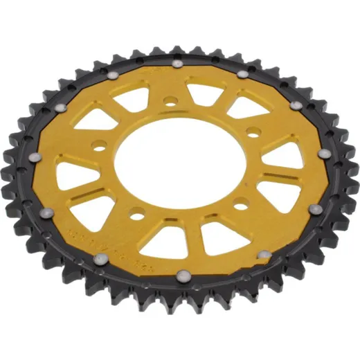 Rear sprocket dual 45 tooth pitch 530 gold ZFD82945GLD